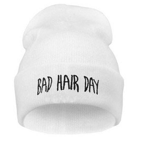 RG40 Collection New Fashion Unisex Women Mens Winter Bad Hair Day Snap Back Beanies Hat Knit Hip Hop Sport Warm Ski Cap Aura Restored