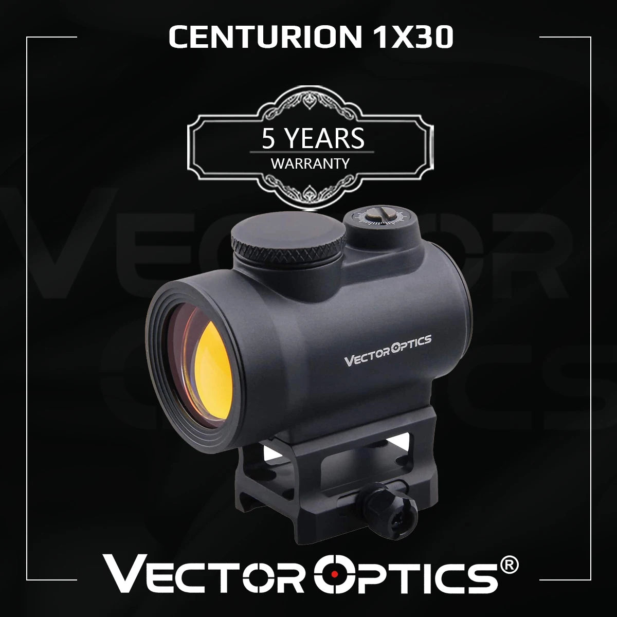 Vector Optics Centurion 1x20/1x30 Red Dot Sight Scope Hunting Riflescope 3 MOA 20000 Hour Runtime 12ga .223 AR15 5.56 .308win Aura Restored