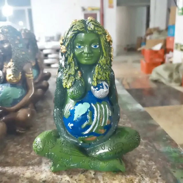 Courtney on Topp Mother Earth Art Statue Aura Restored