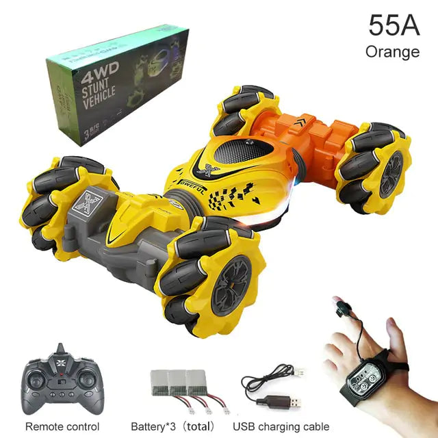 4WD RC Stunt Car 2.4G Radio Remote Control Aura Restored