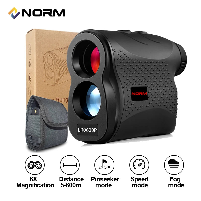 NORM Laser Rangefinder Laser Distance Meter Outdoor Sport Golf  Rangefinder, Hunting, Survey  600M 900M 1200M 1500M Range Aura Restored