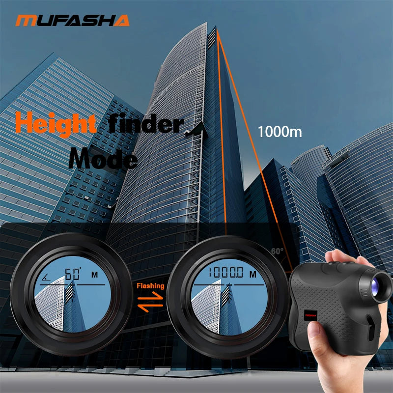 NORM Laser Rangefinder Laser Distance Meter Outdoor Sport Golf  Rangefinder, Hunting, Survey  600M 900M 1200M 1500M Range Aura Restored