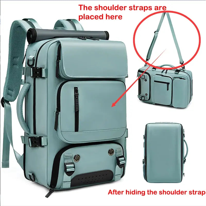 CbyK Laptop Backpack With Shoe Bag Aura Restored