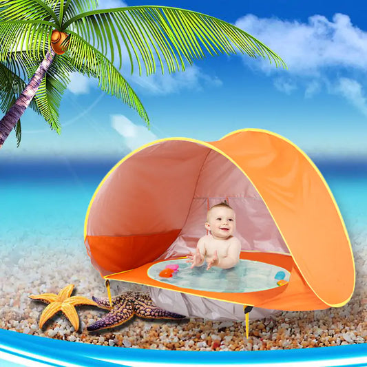 Baby Beach Tent Aura Restored