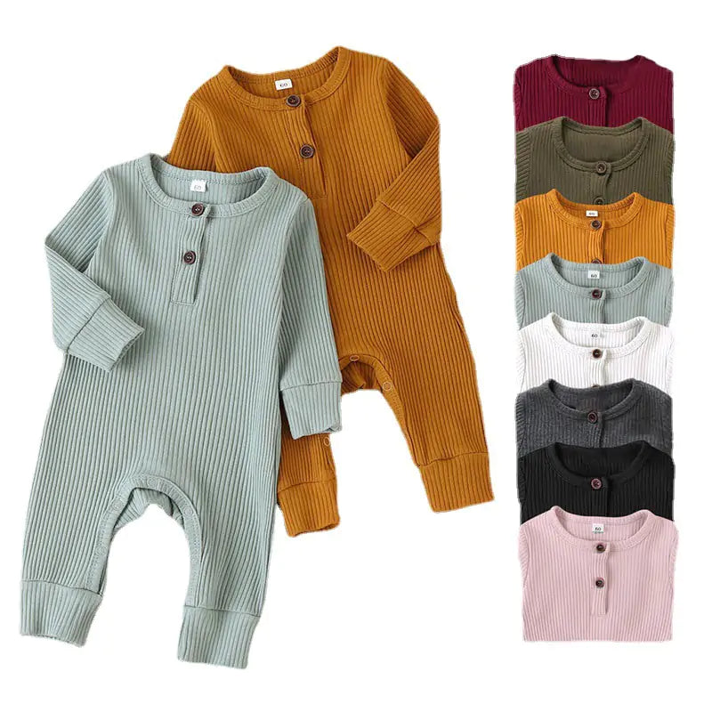 Casual Long Sleeve Baby Romper Aura Restored