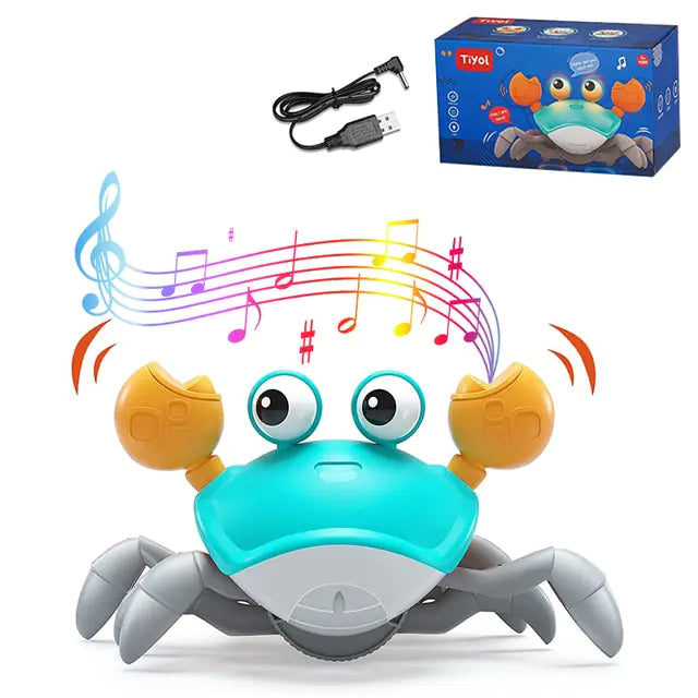 Interactive Crawling Crab Baby Toy Aura Restored