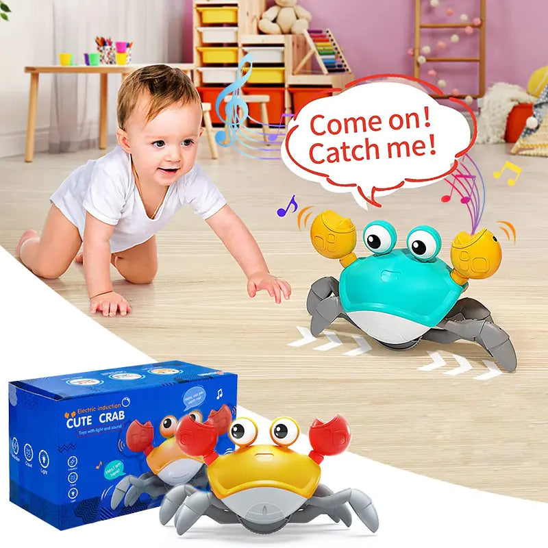 Interactive Crawling Crab Baby Toy Aura Restored