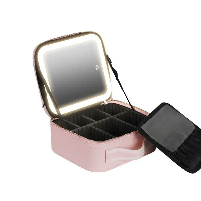 Courtney on Topp Smart LED Cosmetic Case with Mirror Aura Restored