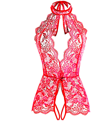 Deluce Teddy Erotic Lace Lingerie Aura Restored