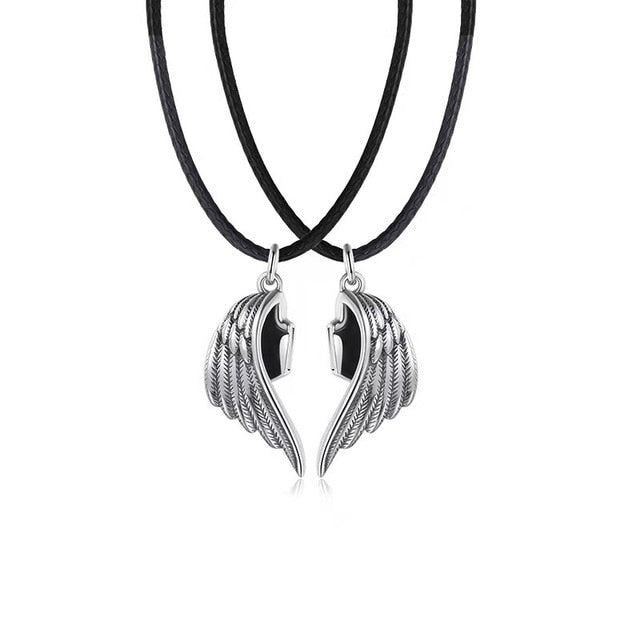 Human Duality lovers necklace Aura Restored