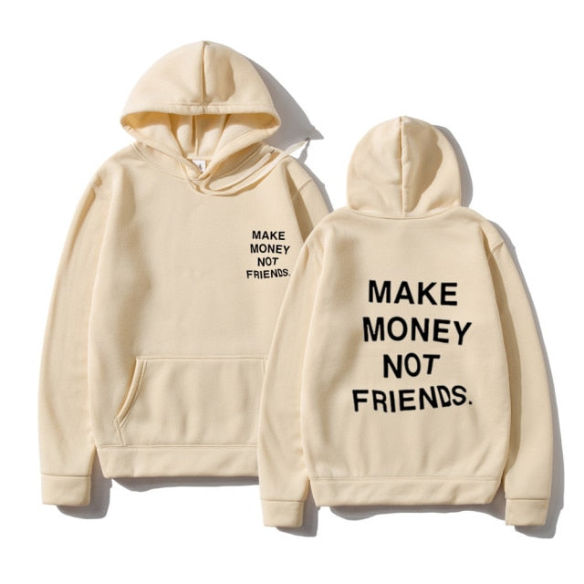 RG40 MAKE MONEY NOT FRIENDS Hoodies Aura Restored