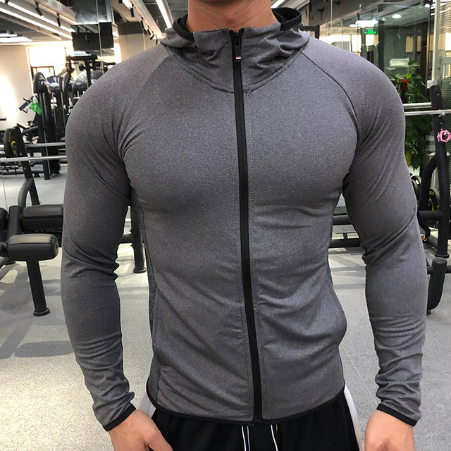 Push it fitness Men Sports Hoodie Aura Restored