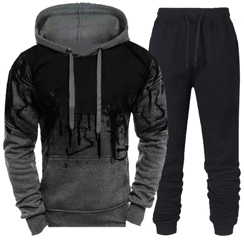 Guy Aura Tracksuit Hoodie and Pants Set Aura Restored