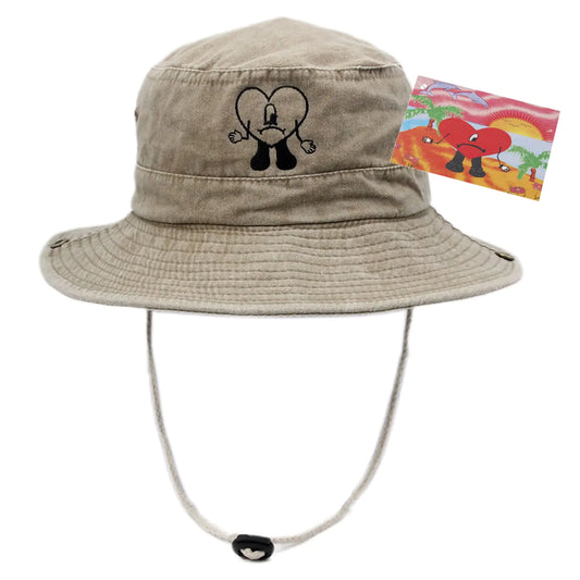 Foldable Cotton Embroidered Bucket Hat Aura Restored