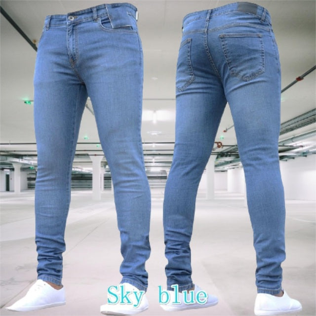 Guy Aura Zipper Stretch Jeans Aura Restored