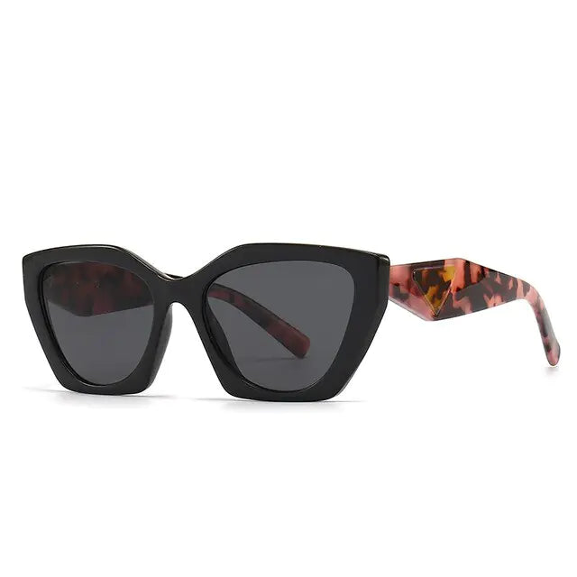 Woah!!! Retro Rectangular Cat Eye Sunglasses Aura Restored