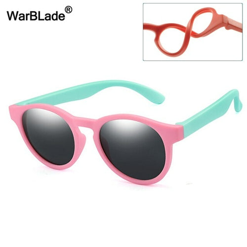 Kids Polarized Round Sunglasses Aura Restored