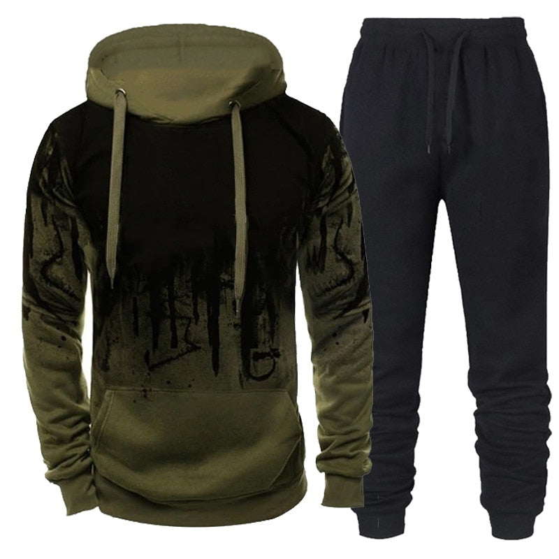 Guy Aura Tracksuit Hoodie and Pants Set Aura Restored