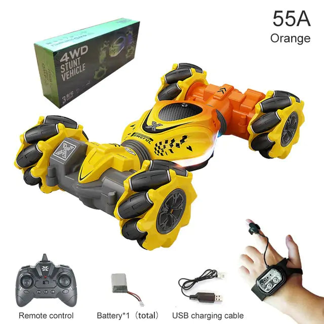 4WD RC Stunt Car 2.4G Radio Remote Control Aura Restored