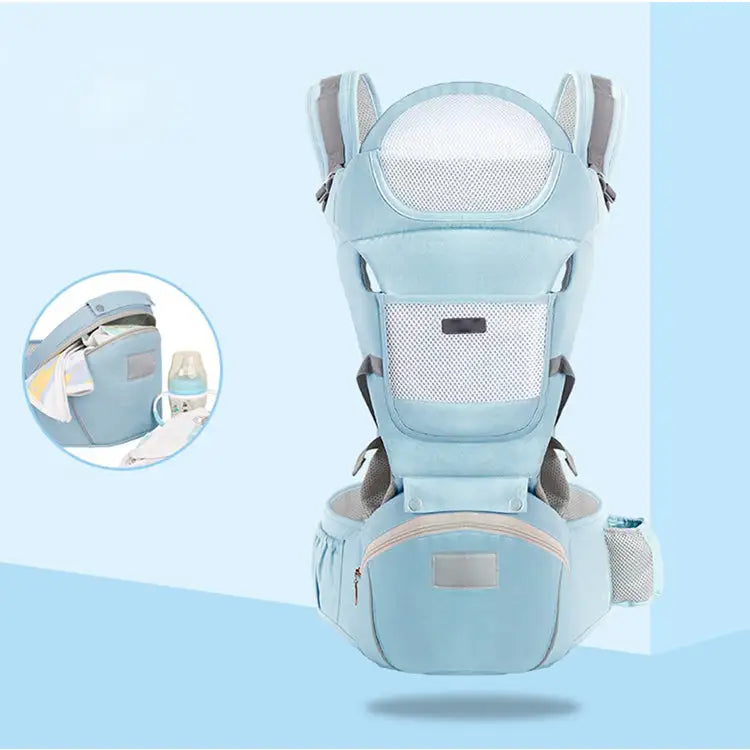 All-Season Baby Carrier & Waist Stool Aura Restored