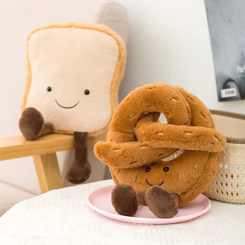 Cartoon Figure Bread Plush Toy Aura Restored