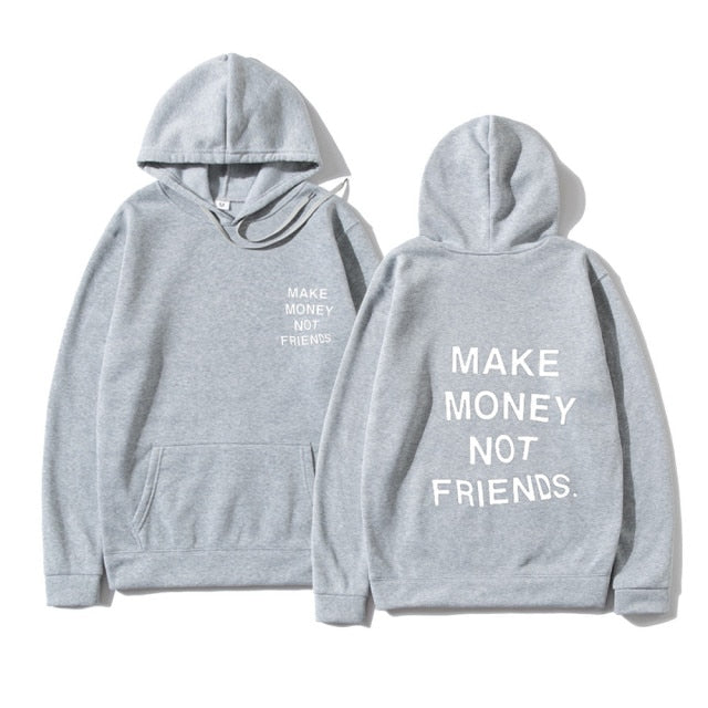 RG40 MAKE MONEY NOT FRIENDS Hoodies Aura Restored