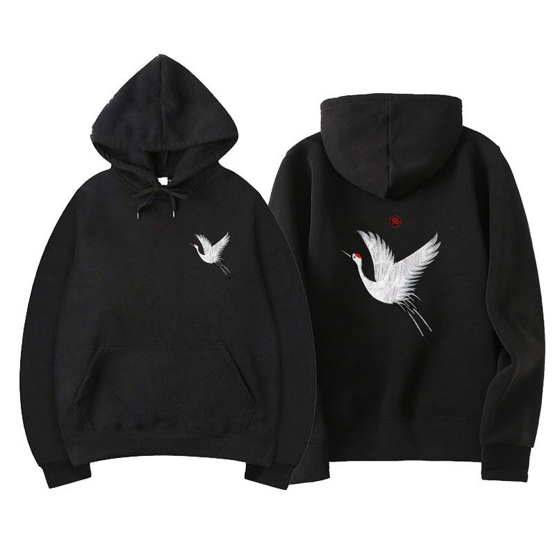 Gideon Collection Crane Graphic Hoodies Aura Restored