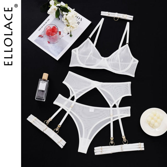 Ellolace 4 Pieces Sexy Erotic Lingerie Aura Restored