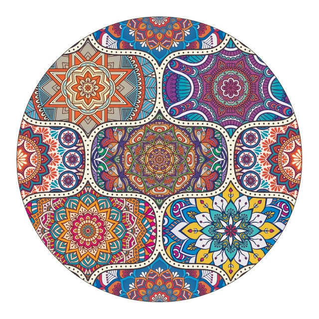 TAA Mandala-Style Rug Kryssable Collection Aura Restored