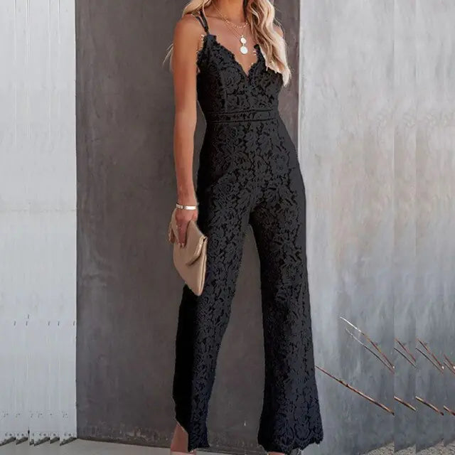 9DF Floral Sleeveless Jumpsuit Aura Restored