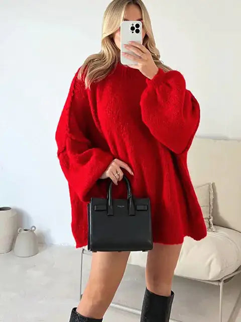 9DF Knitted Oversized Sweater Aura Restored