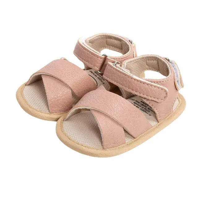 Summer Leather Baby Sandals Anti-Slip Aura Restored