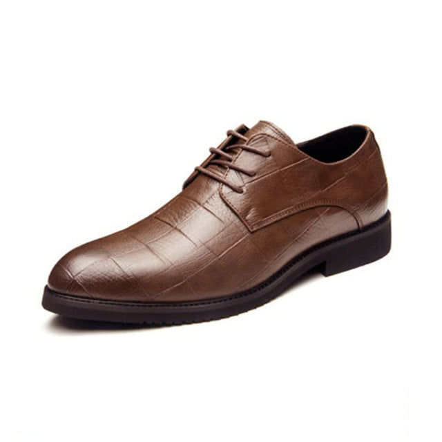 Simalvia Thick-soled Laced Up Mens Shoes Aura Restored