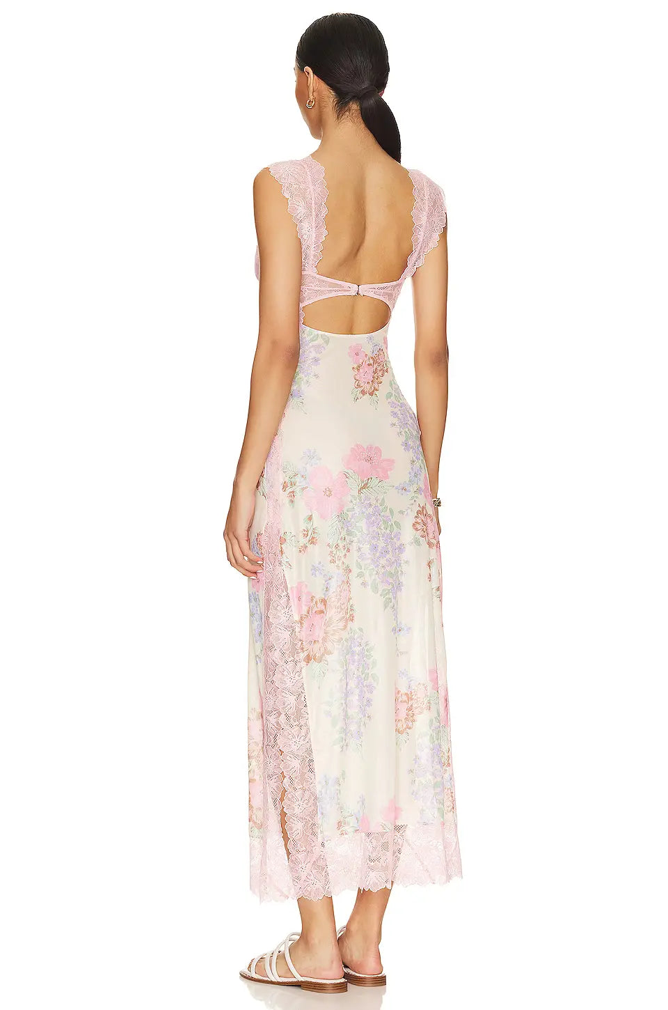 Myaire Maxi Pink Dress Aura Restored