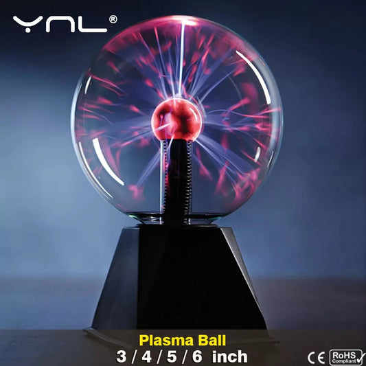 Bishop Collection YNL Magic Crystal Plasma Ball Lamp Aura Restored