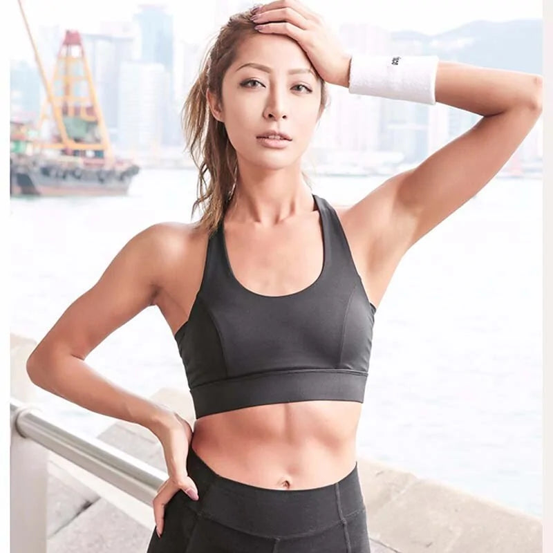 All Play Strap Push Up Sports Bra Athletic Vest for Women Aura Restored