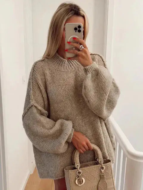 9DF Knitted Oversized Sweater Aura Restored