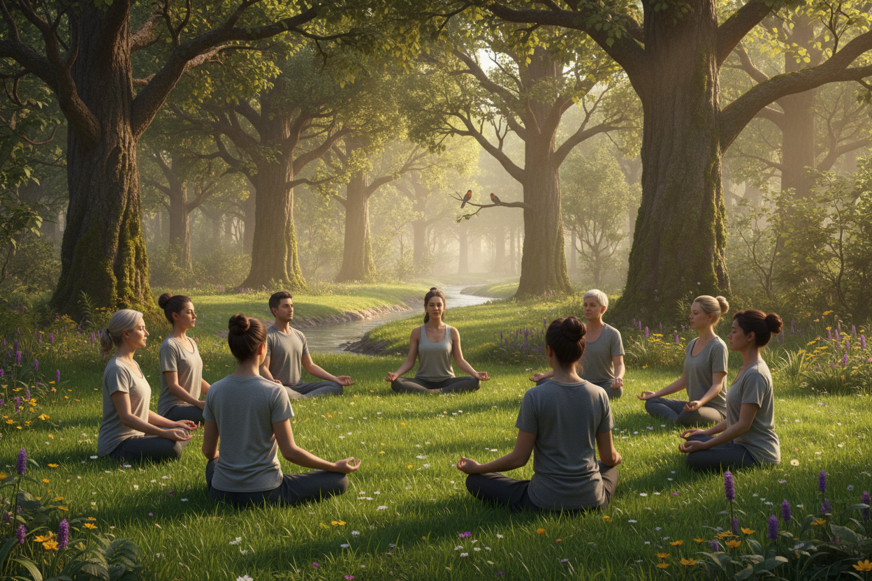 group relaxation in natural environment