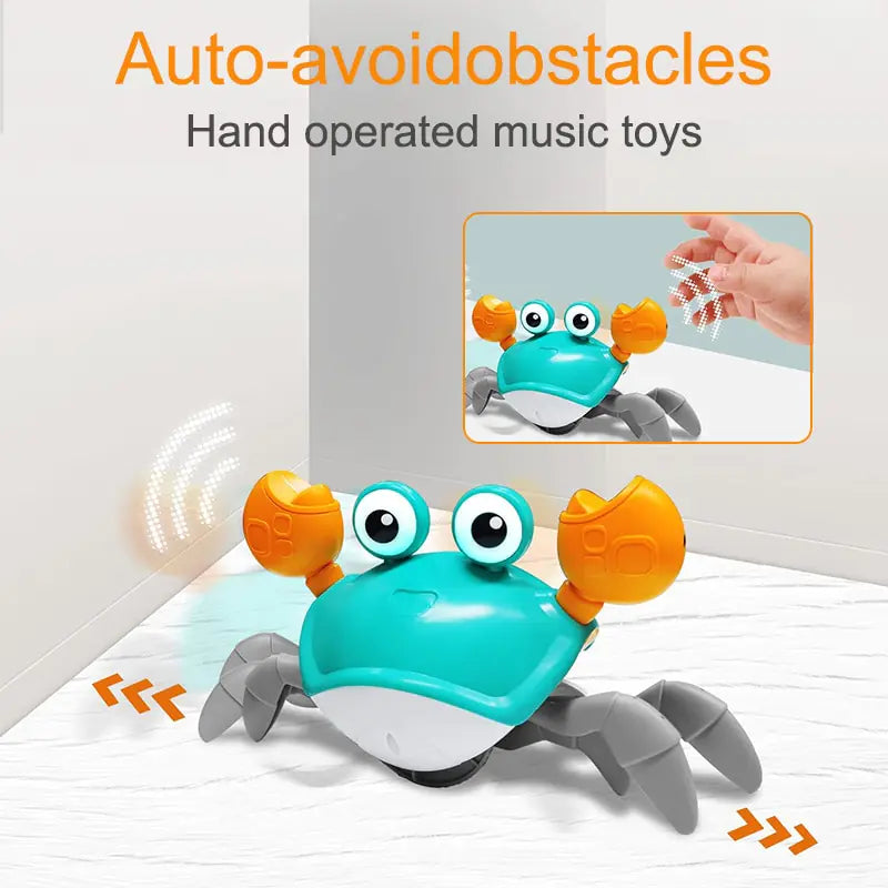 Interactive Crawling Crab Baby Toy Aura Restored