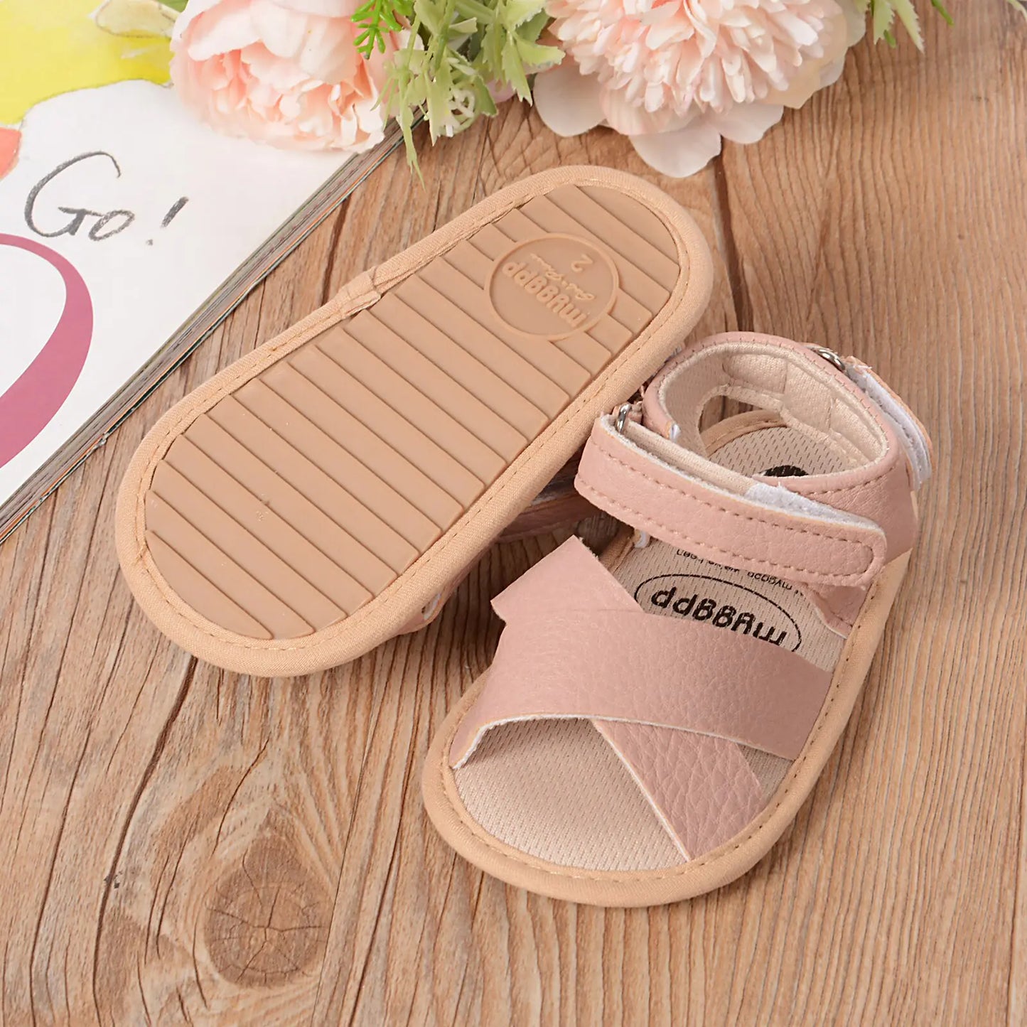 Summer Leather Baby Sandals Anti-Slip Aura Restored