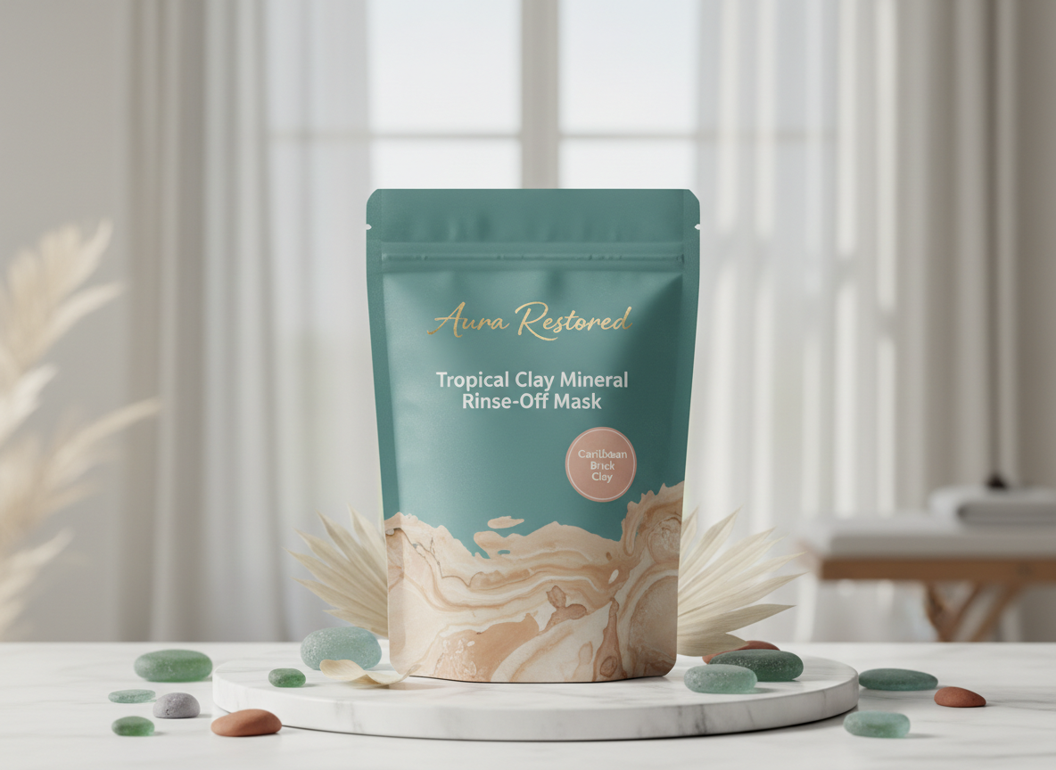 Gideon Collection Caribbean Rose Tropical Clay + Mineral Rinse-Off Mask