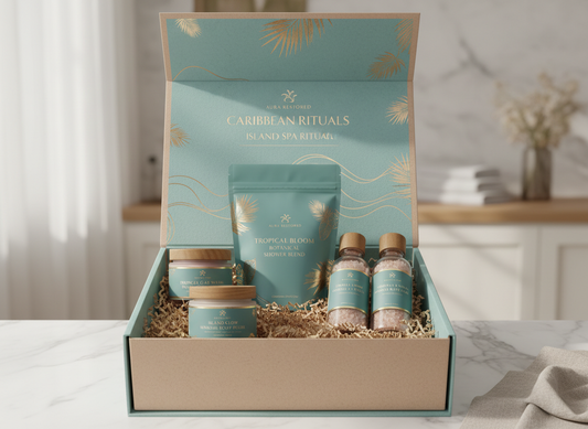 Gideon Collection Caribbean Rose Island Spa Ritual Kit