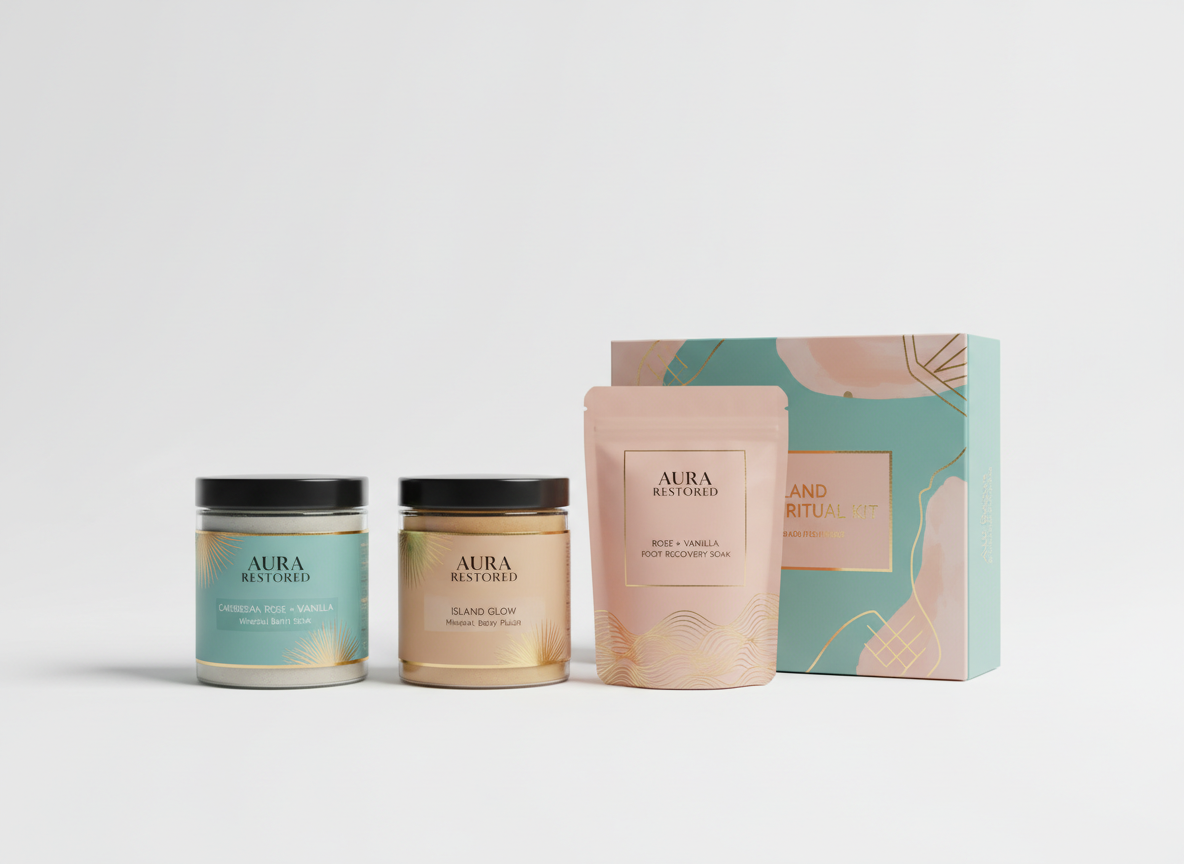 Gideon Collection Caribbean Rose + Vanilla Mineral Bath Soak