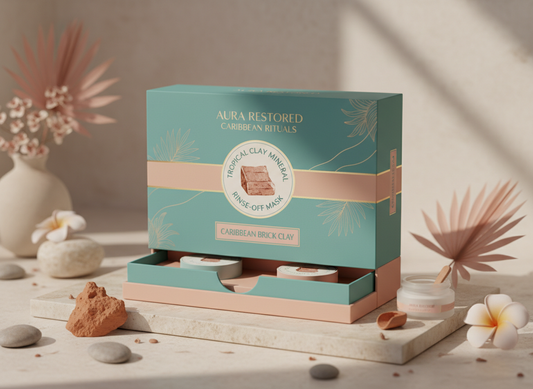 Gideon Collection Caribbean Rose Tropical Clay + Mineral Rinse-Off Mask