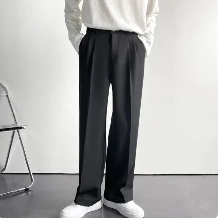 Gideon Wide Leg Suit Pants Aura Restored