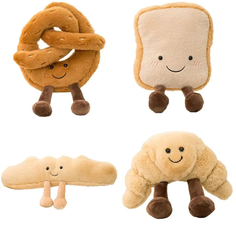 Cartoon Figure Bread Plush Toy Aura Restored