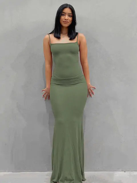 NYMY Backless Long Maxi Dress Aura Restored