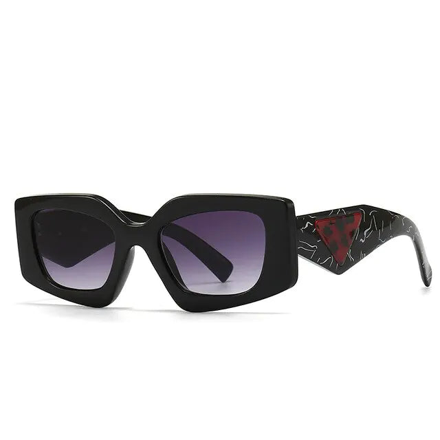 Woah!!! Retro Rectangular Cat Eye Sunglasses Aura Restored