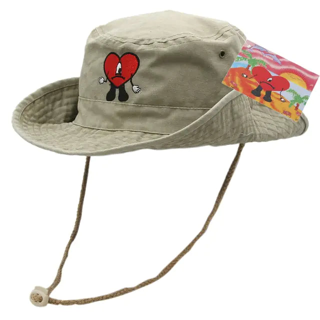 Foldable Cotton Embroidered Bucket Hat Aura Restored