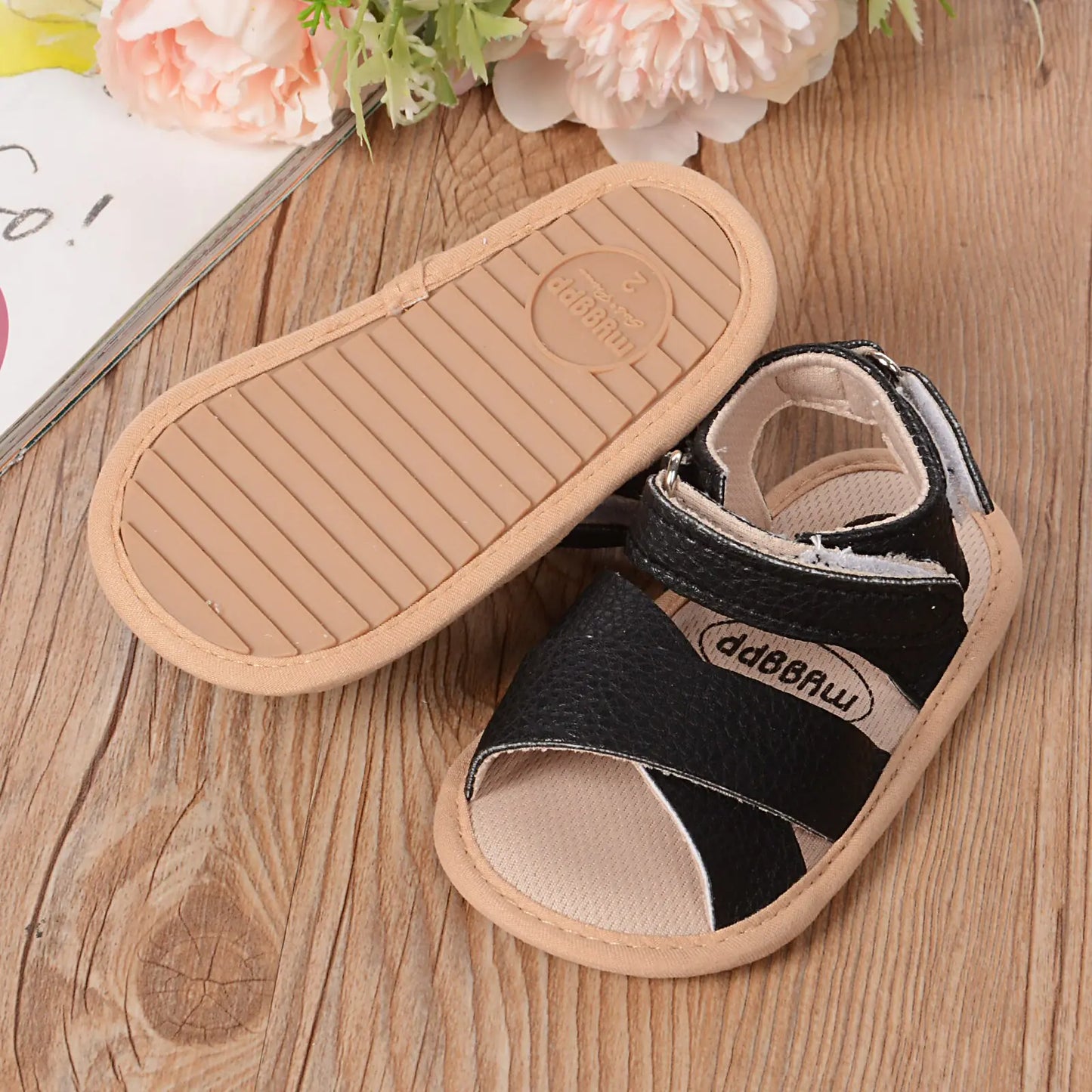 Summer Leather Baby Sandals Anti-Slip Aura Restored